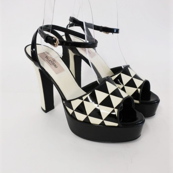 Valentino Shoes - NEW Valentino Shiny Fever Platform Sandals